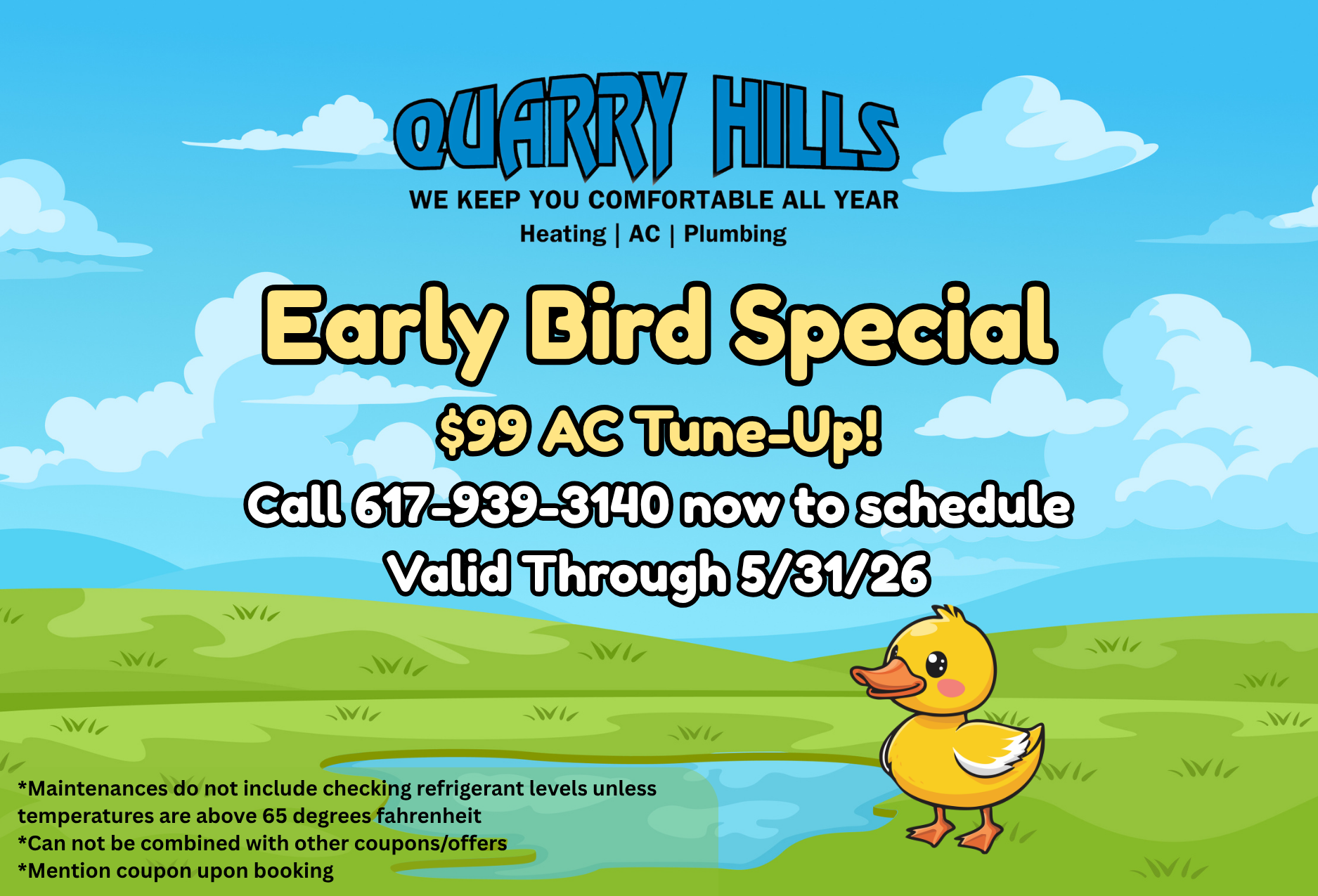 Early Bird Special Coupon