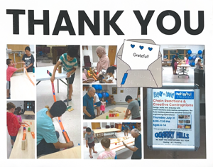 thank you collage of photos from Playful Engineers